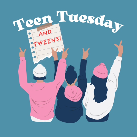 image of three teenagers raising their arms holding up peace signs.